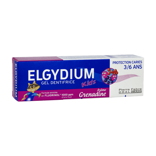 ELGYDIUM Kids Gel Dentifrice Grenadine,50ml