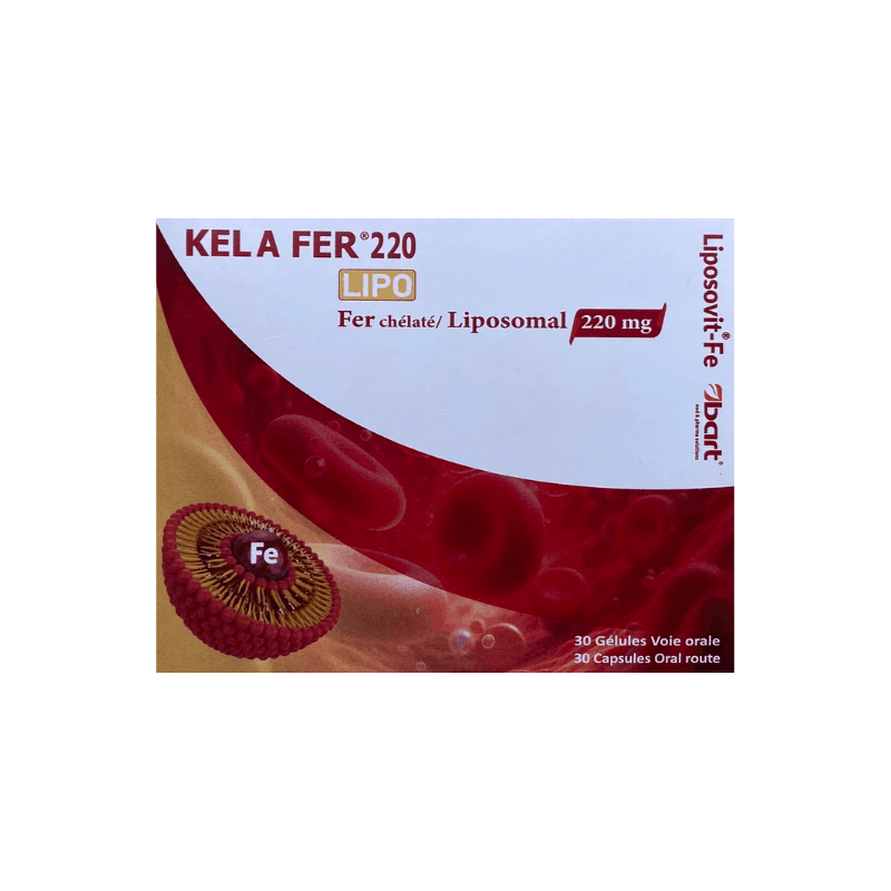 KELA Fer 220 Lipo ,30 Gélules