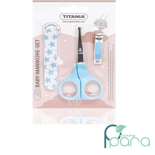 TITANIA Box Set Manucure Bébé Bleu 1296 B