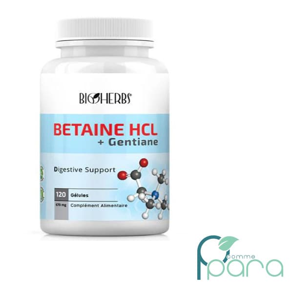 BIOHERBS Betaine HCL ,120 Gélules