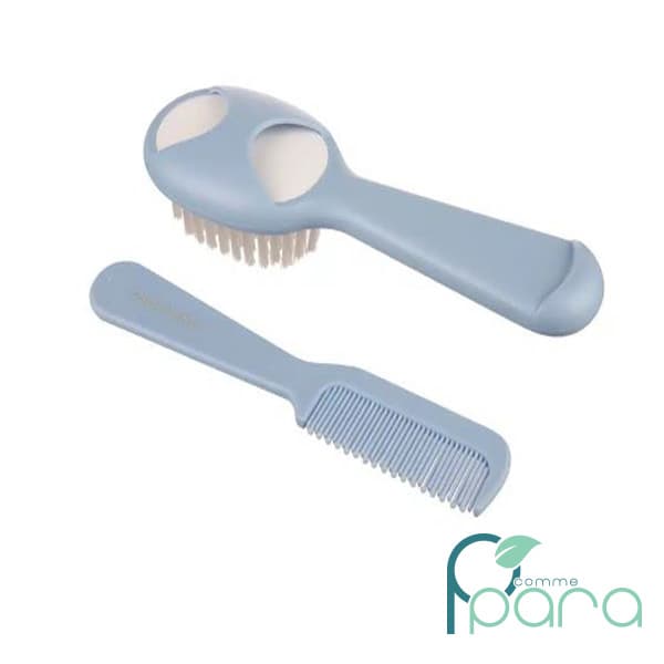 CANPOL Set Brosse+Peigne Bleu