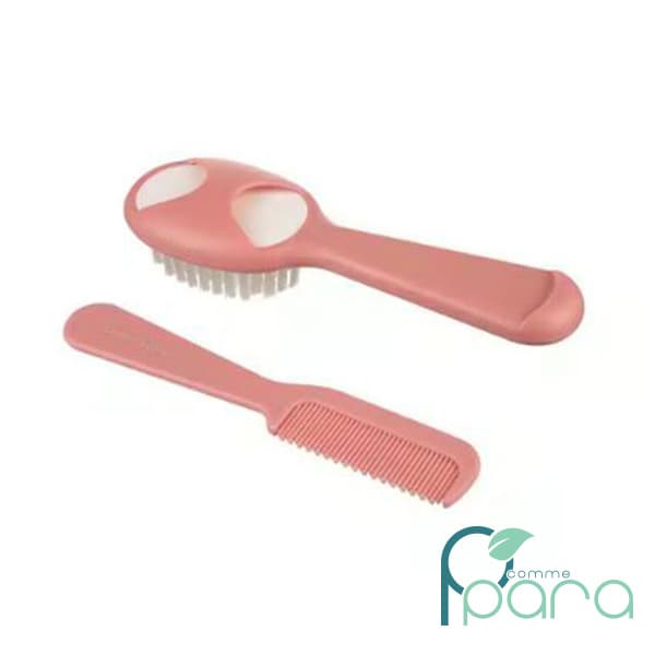 CANPOL Set Brosse+Peigne Rose
