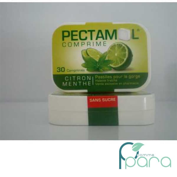 PECTAMOL Citron Menthe ,30 Comprimés