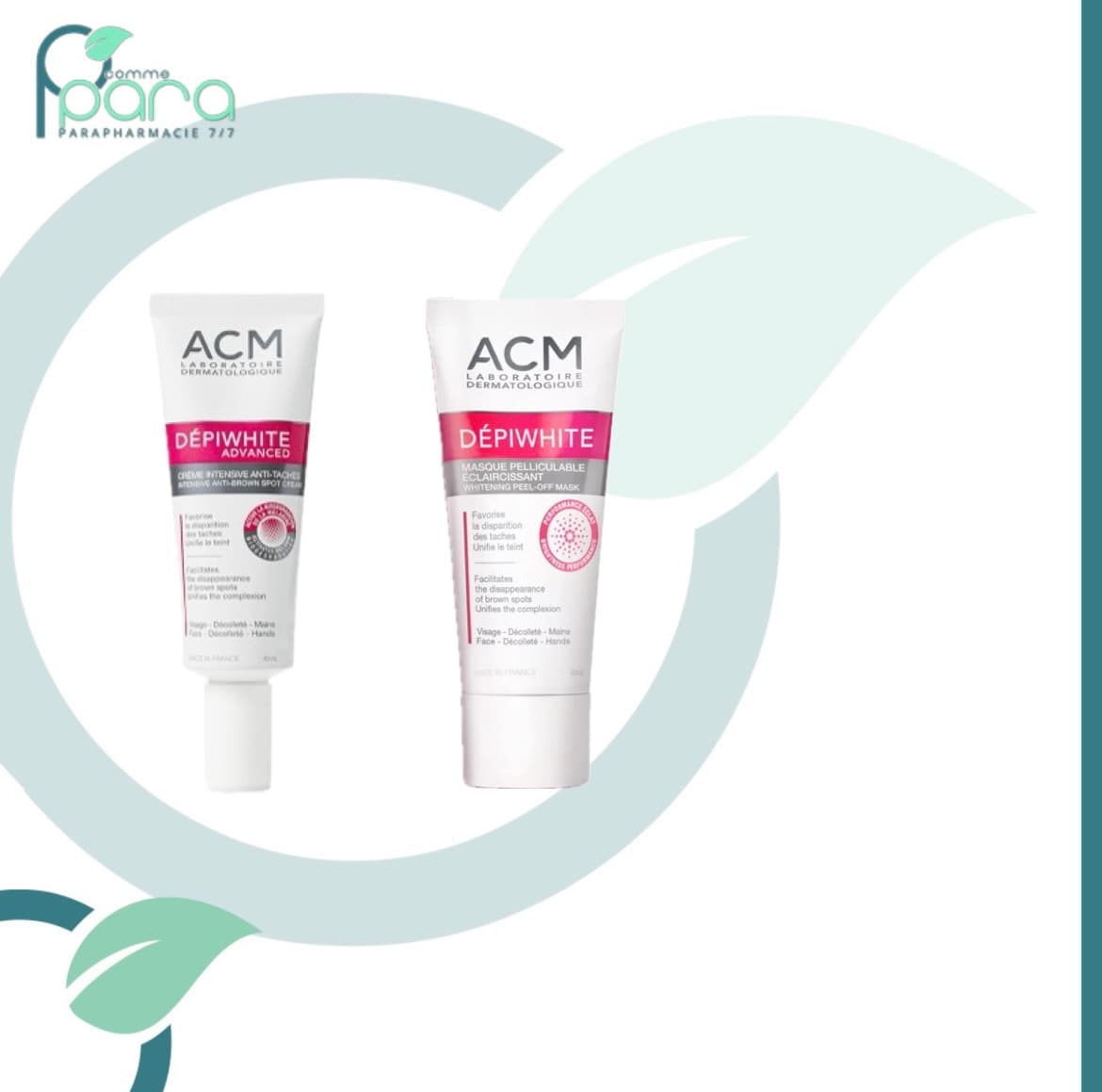 ACM Depiwhite Pack Masque+Crème Dépigmentant