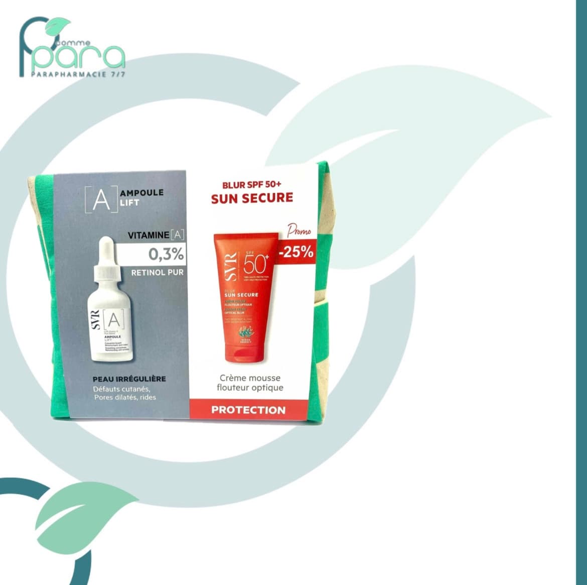 SVR Trousse Ampoule[A]+Sun Secure Blur