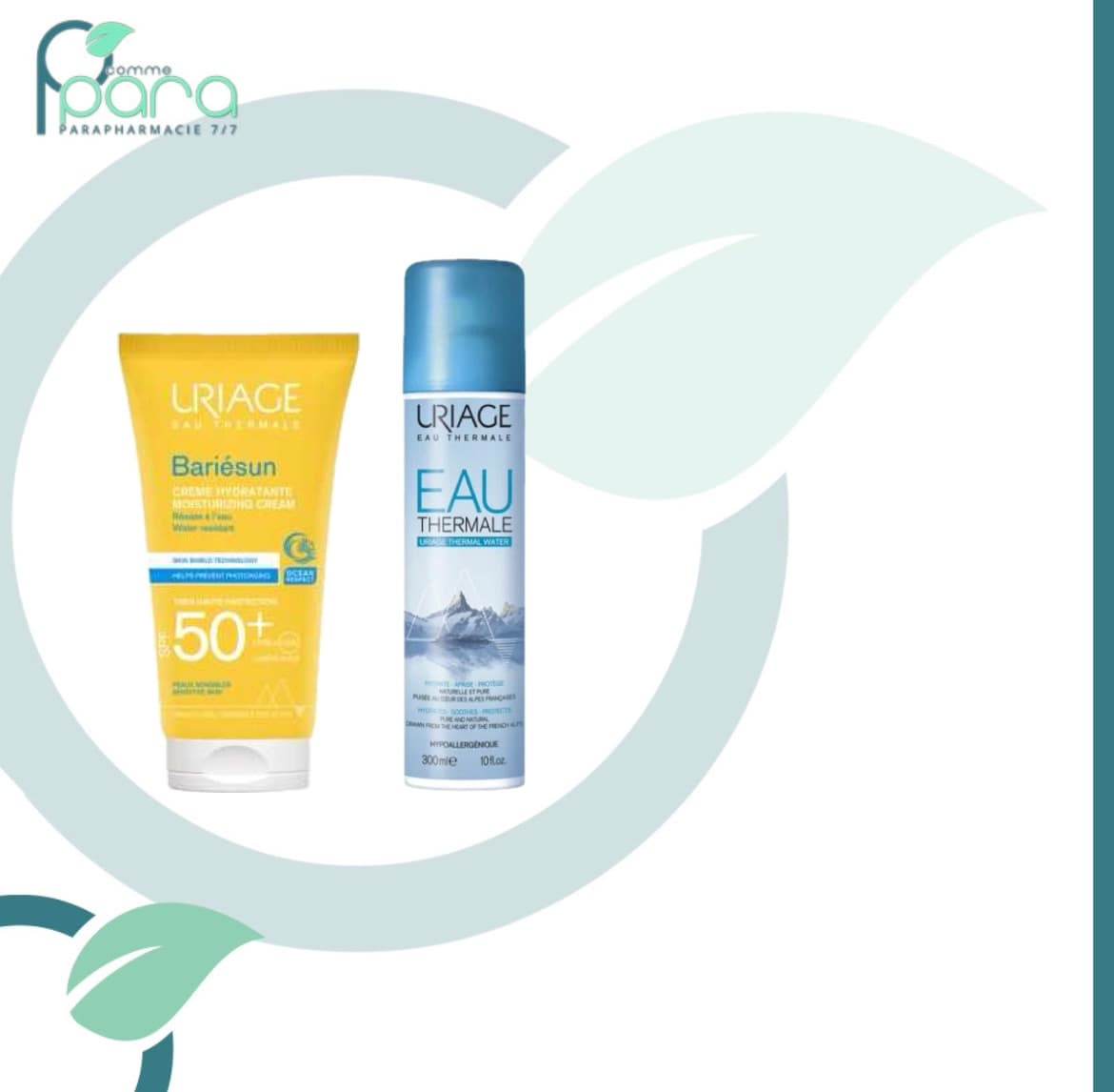 URIAGE Pack Bariésun Crème + Eau Thermale 150ml
