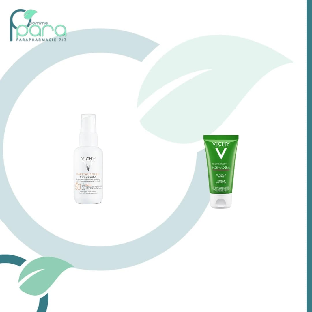 VICHY Pack UV Age Daily+Gel Purifiant OFFERT