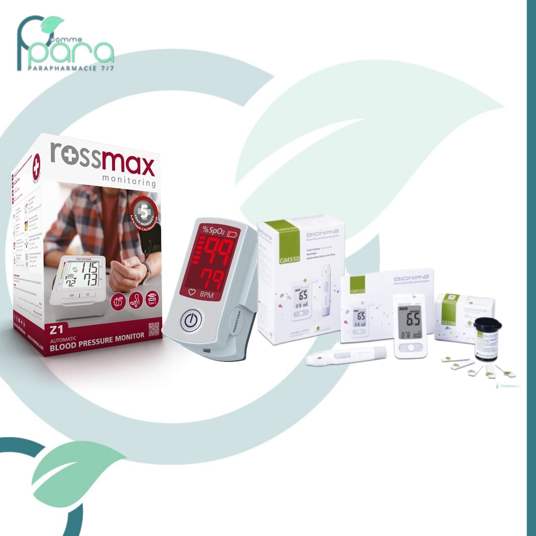 ROSSMAX Pack[Tensiomètre Z1+Oxymètre]+BIONIME