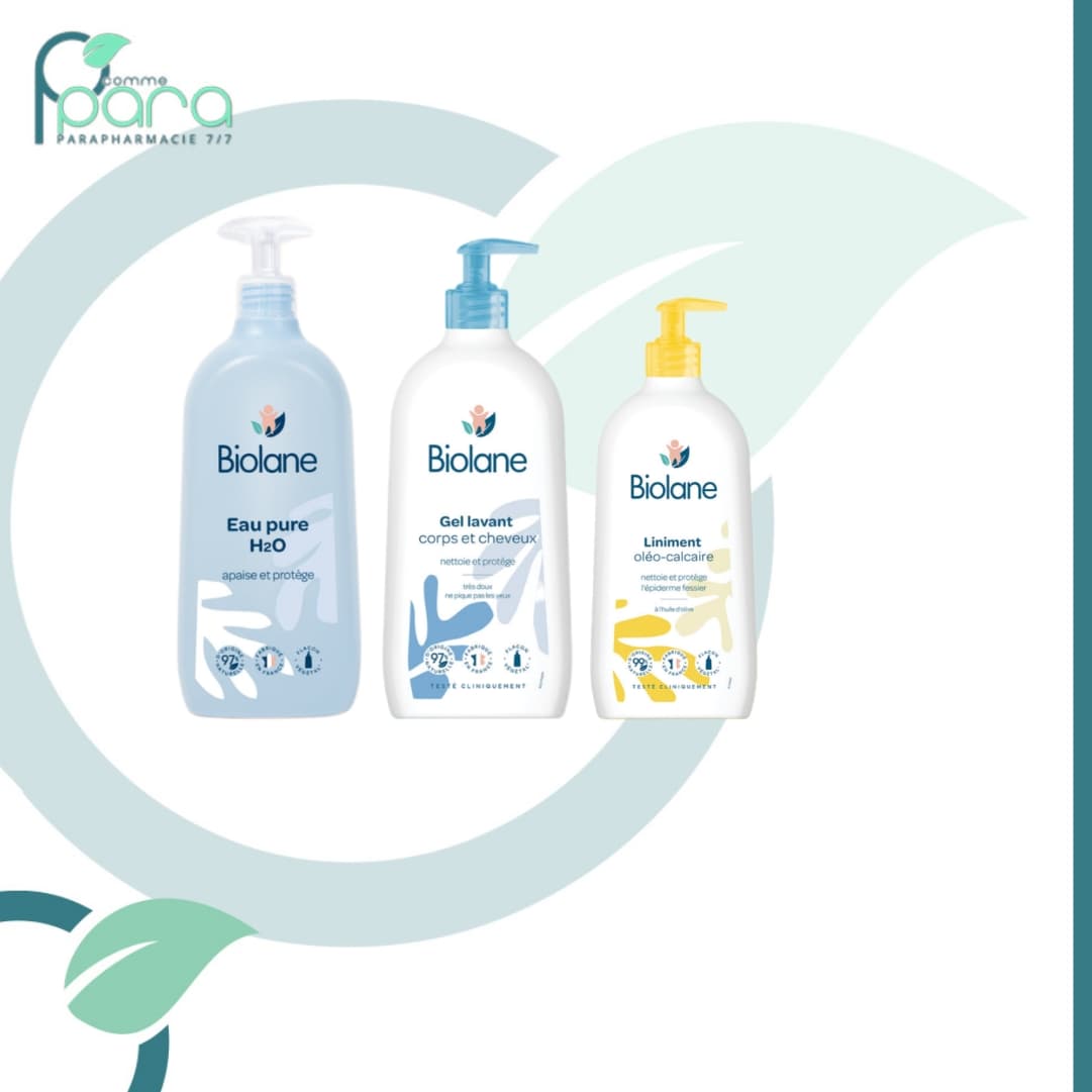 BIOLANE Pack Gel Lavant+Liniment+Eau Pure