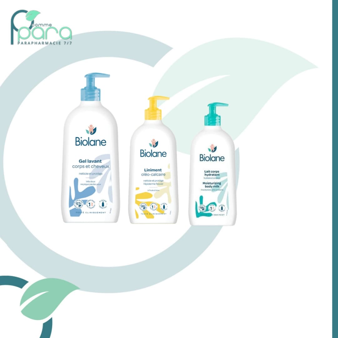 BIOLANE Pack Gel Lavant+Liniment+Lait Corps