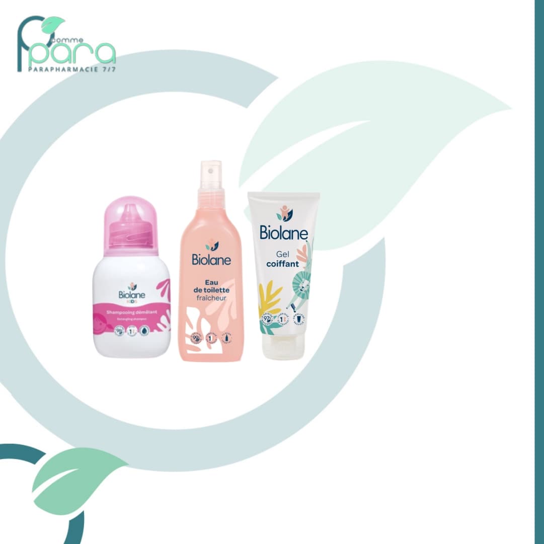 BIOLANE Pack Gel Coiffant+Eau Toilette+Shamp