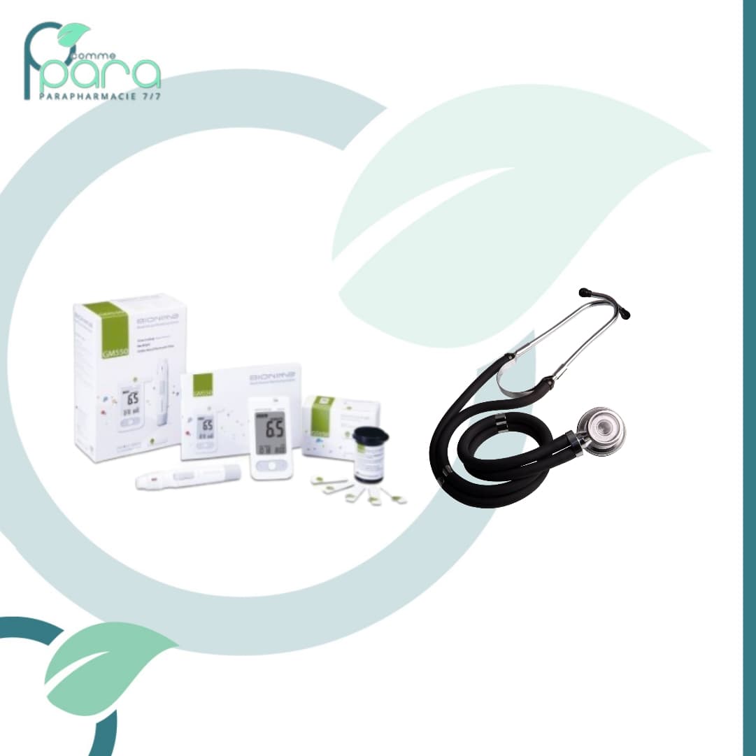 BIONIME Coffret+ROSSMAX Stéthoscope Dual Head