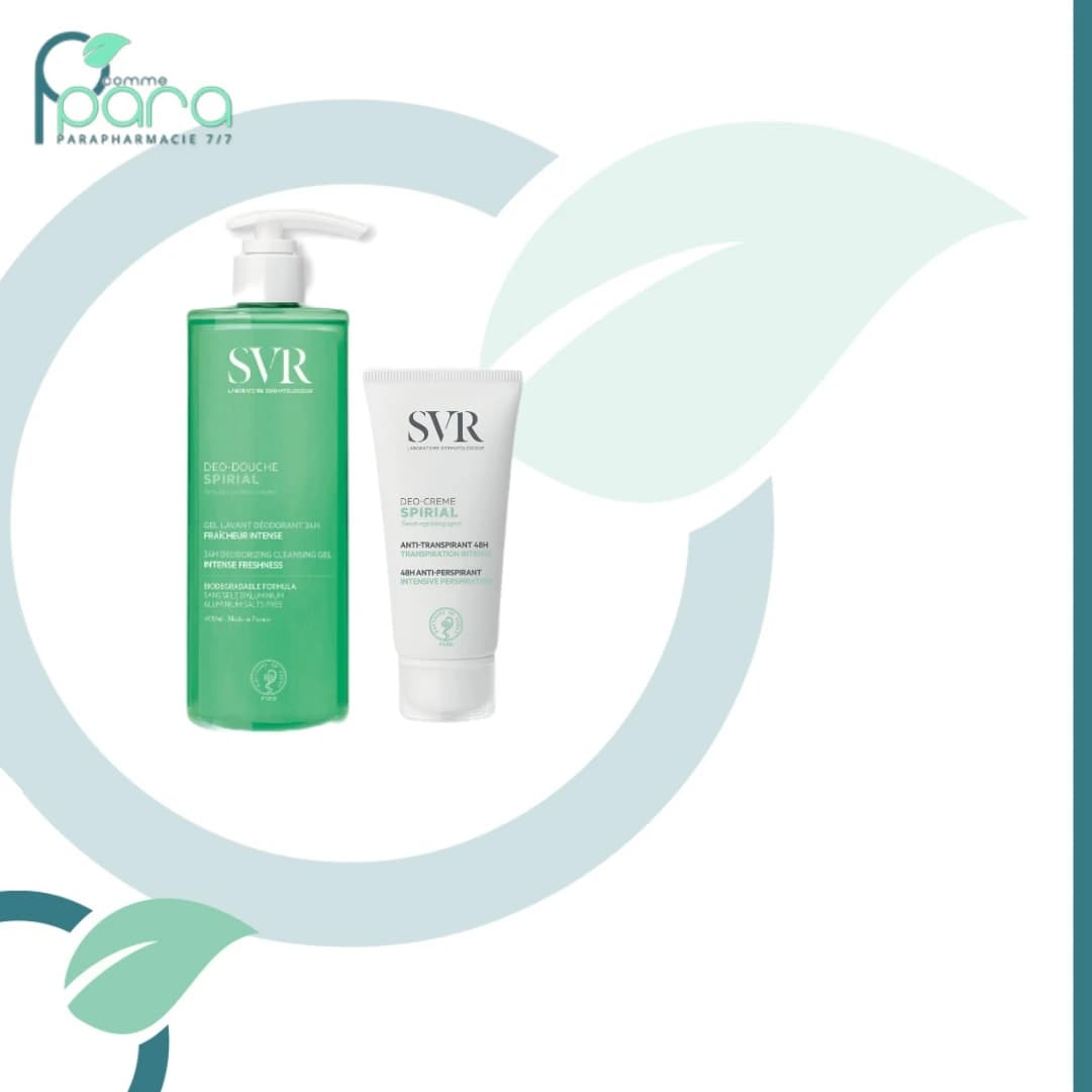 SVR Pack Spirial Déo [ Douche +Crème ]