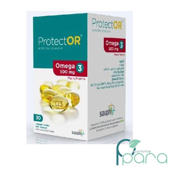 PROTECTOR 500Mg Omega3,30 Capsules