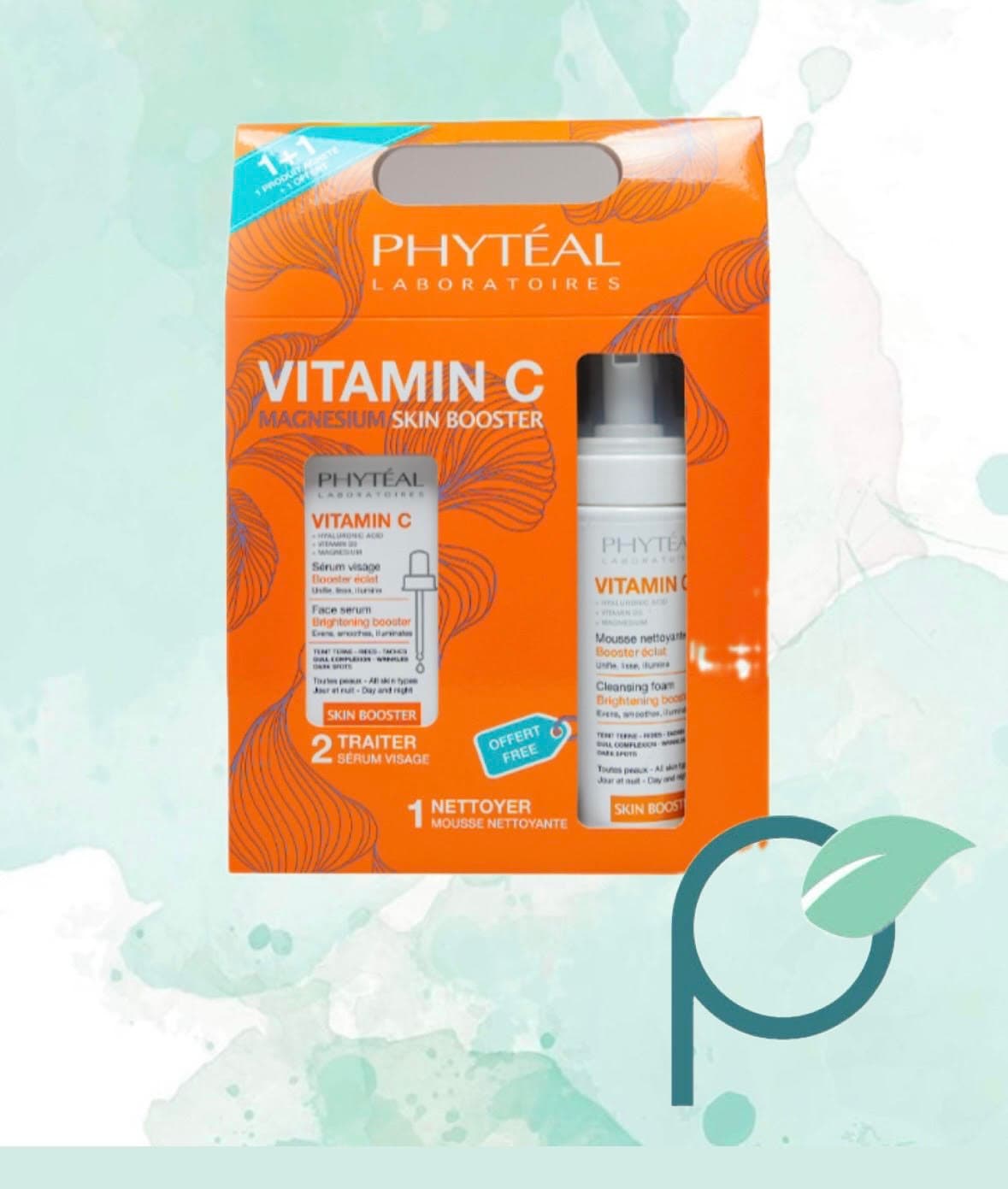 PHYTEAL Coffret Vitamine Serum+Mousse