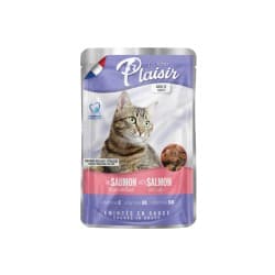 PLAISIR POCHON AU SAUMON ET AU CABILLAUD 100GR