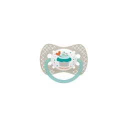 CANPOL SUCETTE SYMETRIQUE SILICONE CUPCAKE-GRIS