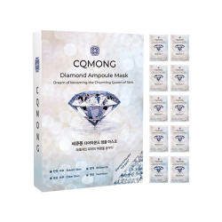CQMONG LOT DE 10 MASQUES EN TISSU DIAMOND AMPOULE