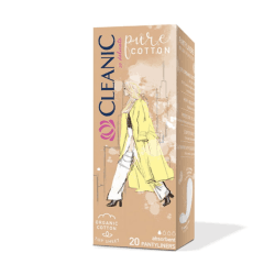 CLEANIC PURE COTTON PROTEGE SLIPS NON PLIES 20 PIECES