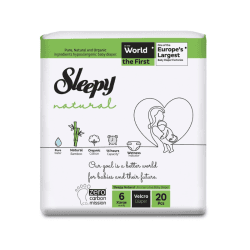 SLEEPY NATURAL COUCHES BEBE TAILLE 6 - 20 UNITES