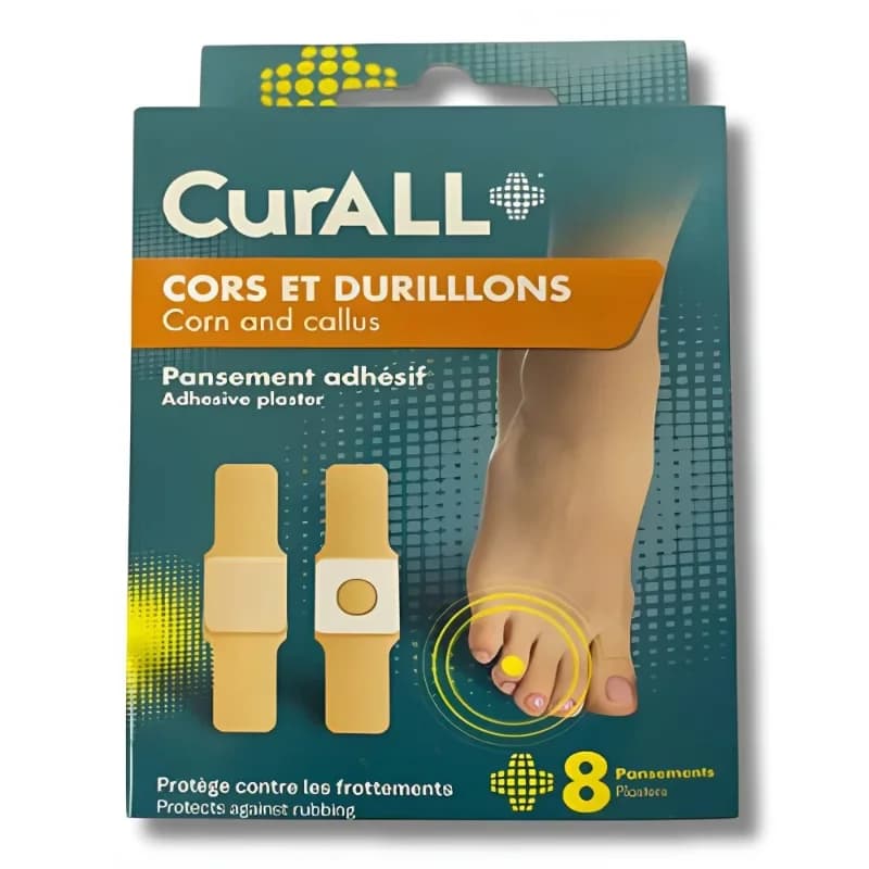 CURALL PANSEMENT CORS ET DURILLONS BT8