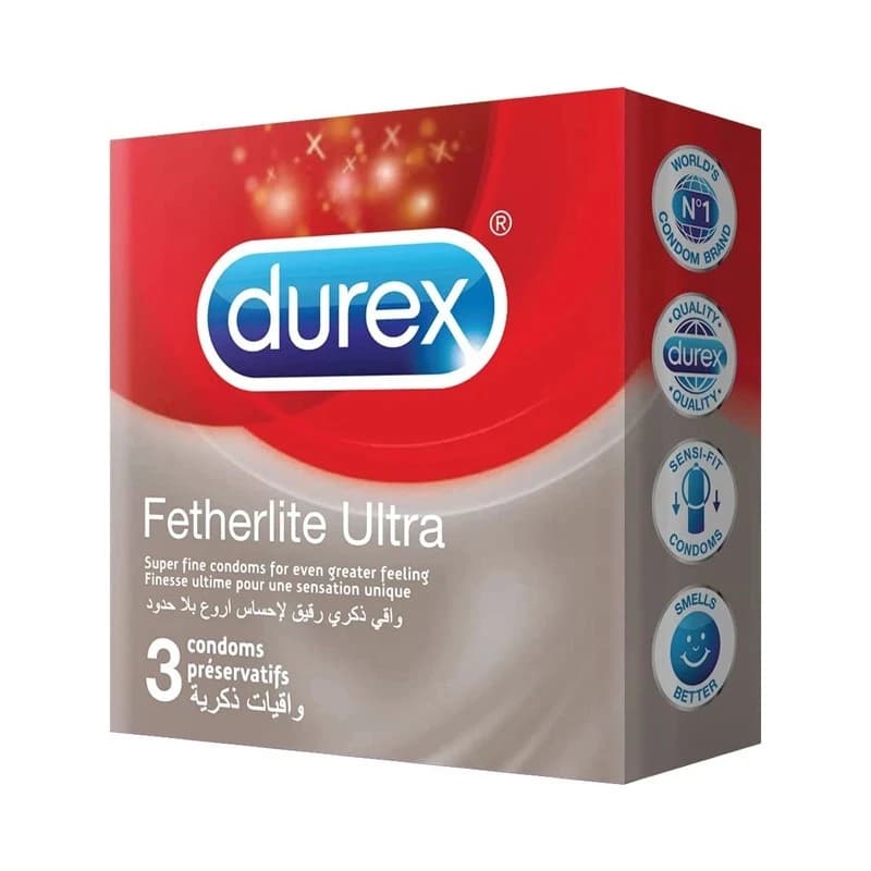 DUREX PRESERVATIF FETHERLITE ULTRA BT/3