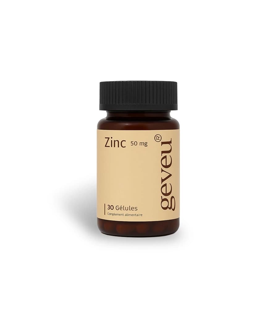 GEVEU ZINC 50MG BT30 GEL