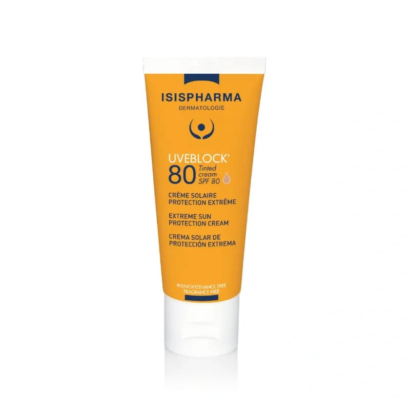 ISISPHARMA UVEBLOCK SPF80 TEINTE 40ML