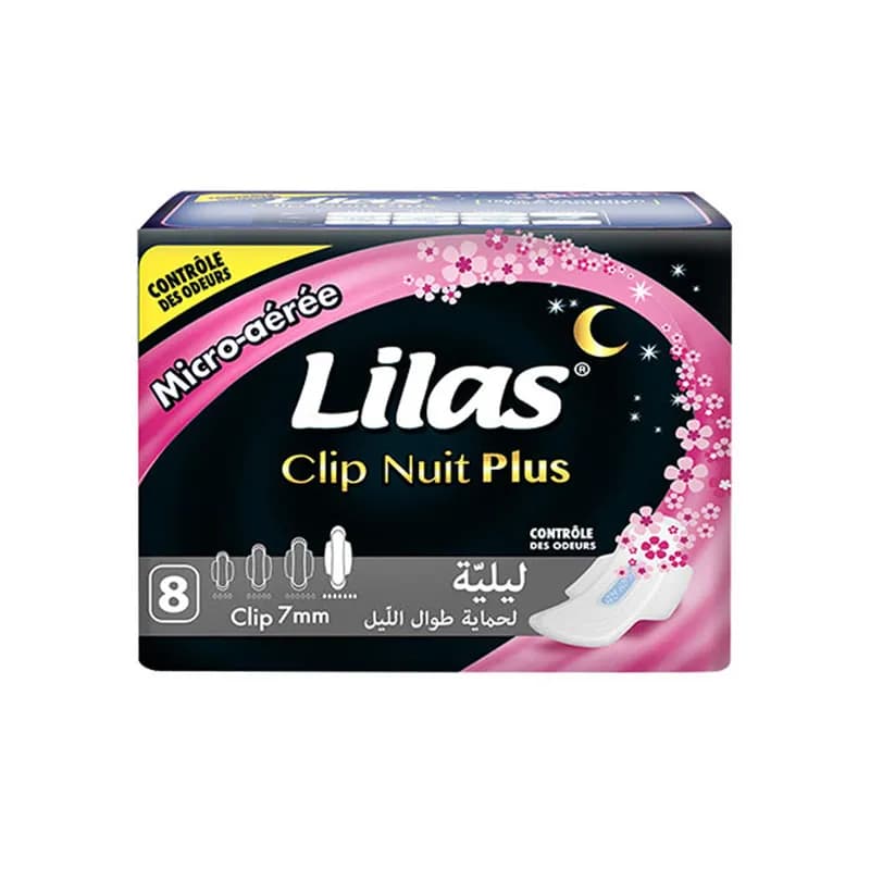 LILAS CLIP NUIT PLUS PARFUMÉ 8 PCE