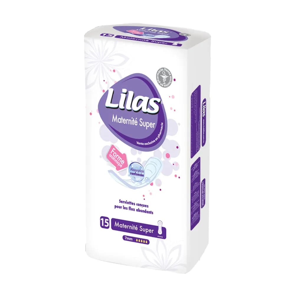 LILAS MATERNITÉ SUPER 15 PCE
