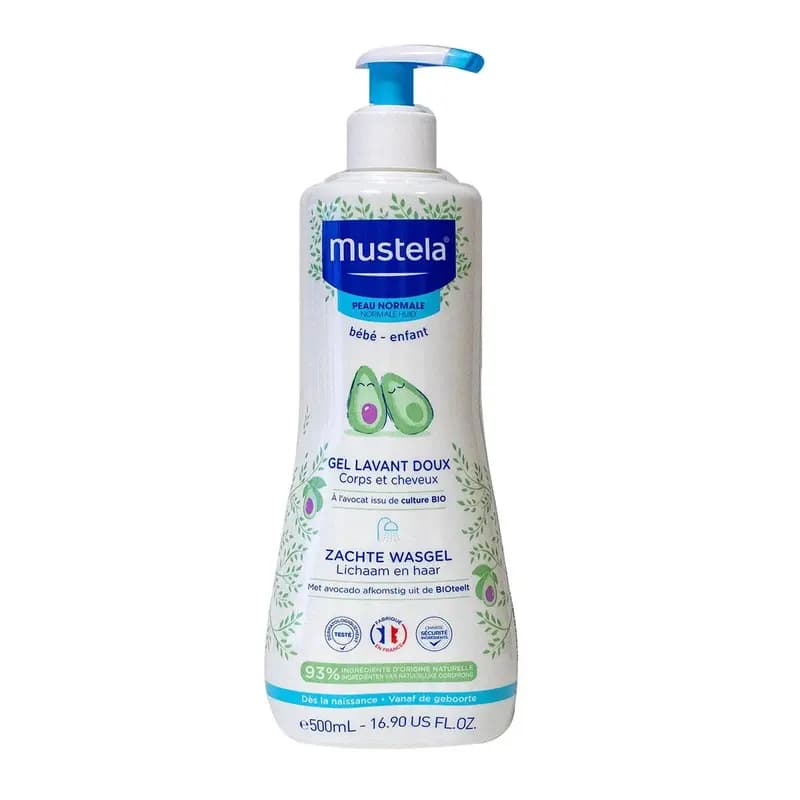 MUSTELA GEL LAVANT CORPS ET CHEV 500ML