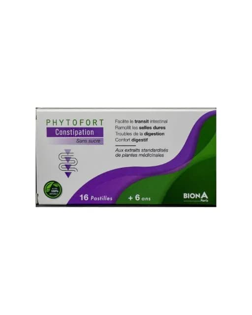 PHYTOFORT CONSTIPATION SANS SUCRE +6ANS B/16