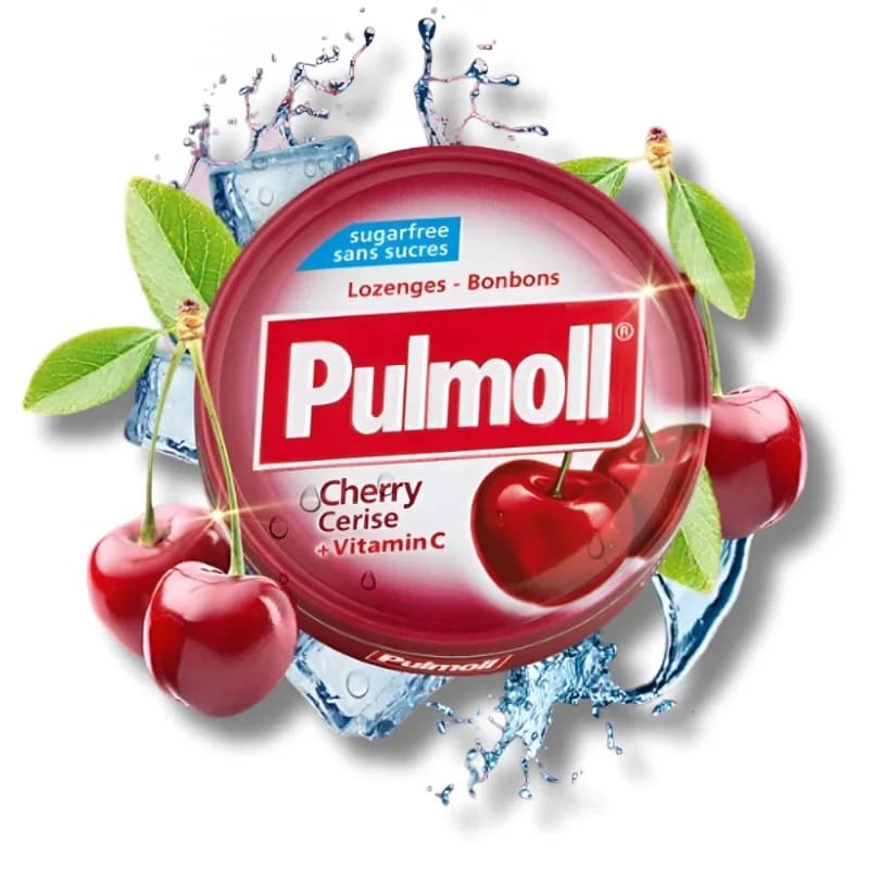 PULMOLL S/SUCRE CERISE
