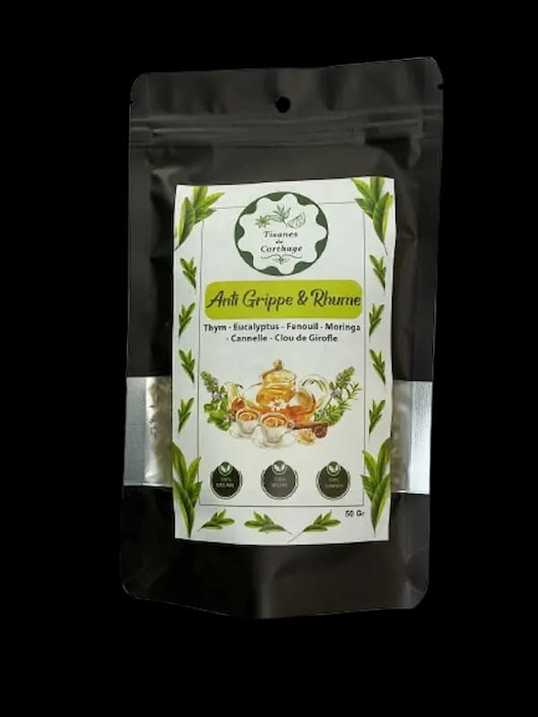 TISANES DE CARTHAGE ANTI GRIPPE & RHUME