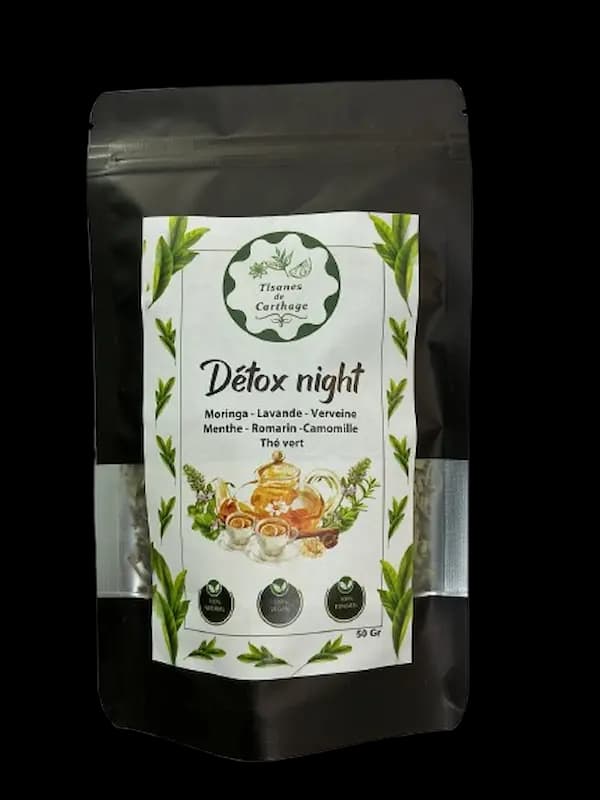TISANES DE CARTHAGE DETOX NIGHT 50GR