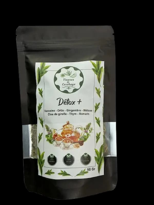 TISANES DE CARTHAGE DETOX+ 50GR