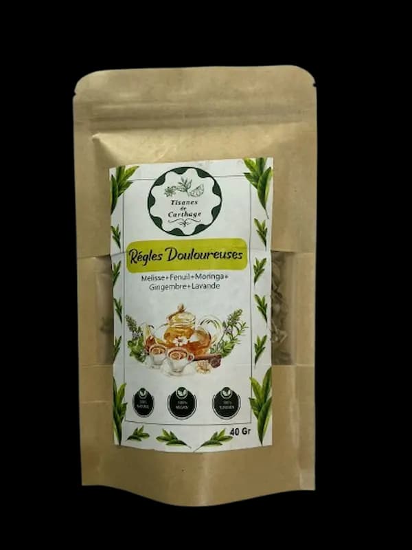 TISANES DE CARTHAGE REGLES DOULEUREUSES 40GR