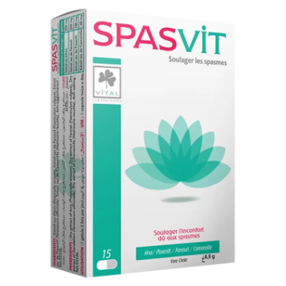 VITAL SPASVIT CP B/15 6.9GR