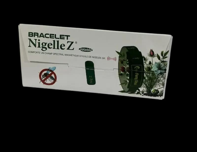 BRACELET NIGELLE Z ANTI MOUSTIQUE PAR PIECE