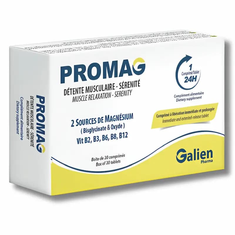 PROMAG 2 SOURCES DE MAGNESIUM 30 COMPRIMÉS