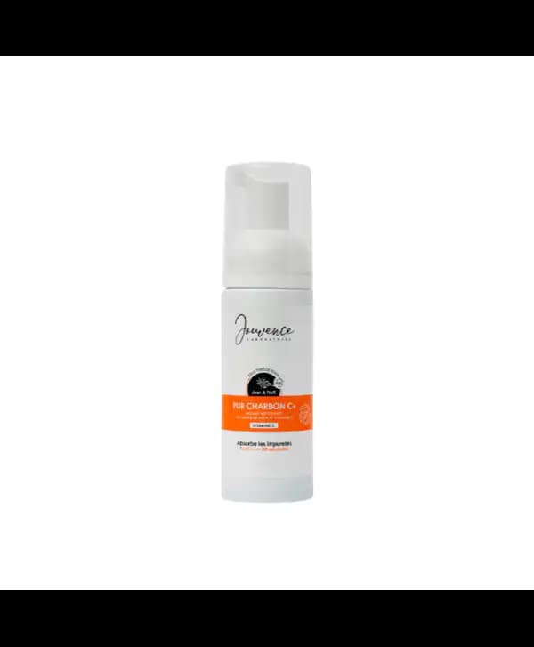 Jouvence mousse pur charbon 150 ml