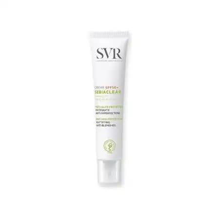 SVR ecran Sebiaclear creme spf50 haute protection solaire matifiant 40 ml