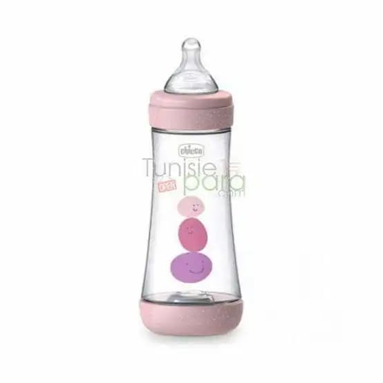 Chicco perfect-5 silicone bottle 300ml girl 4m+