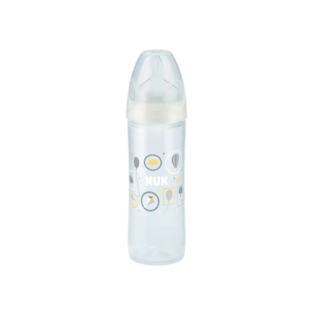 nuk biberon classique love 250 ml blanc 6-18m