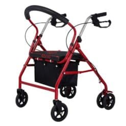 Déambulateur a 4 roues avec assise