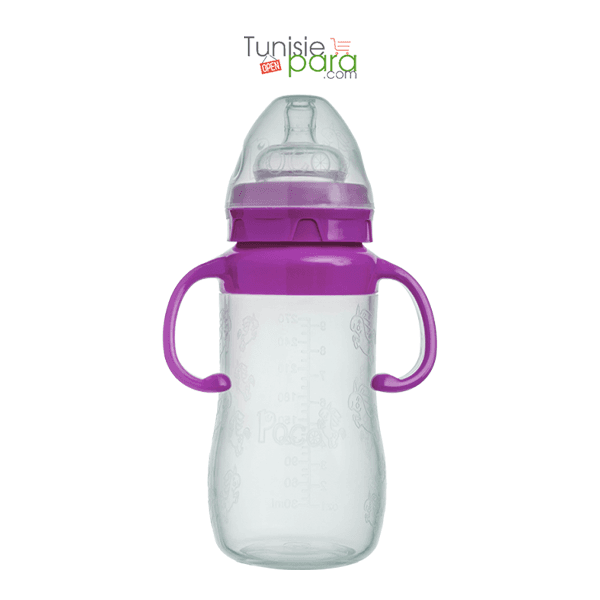 POCO Baby biberon silicone violet 270 ml