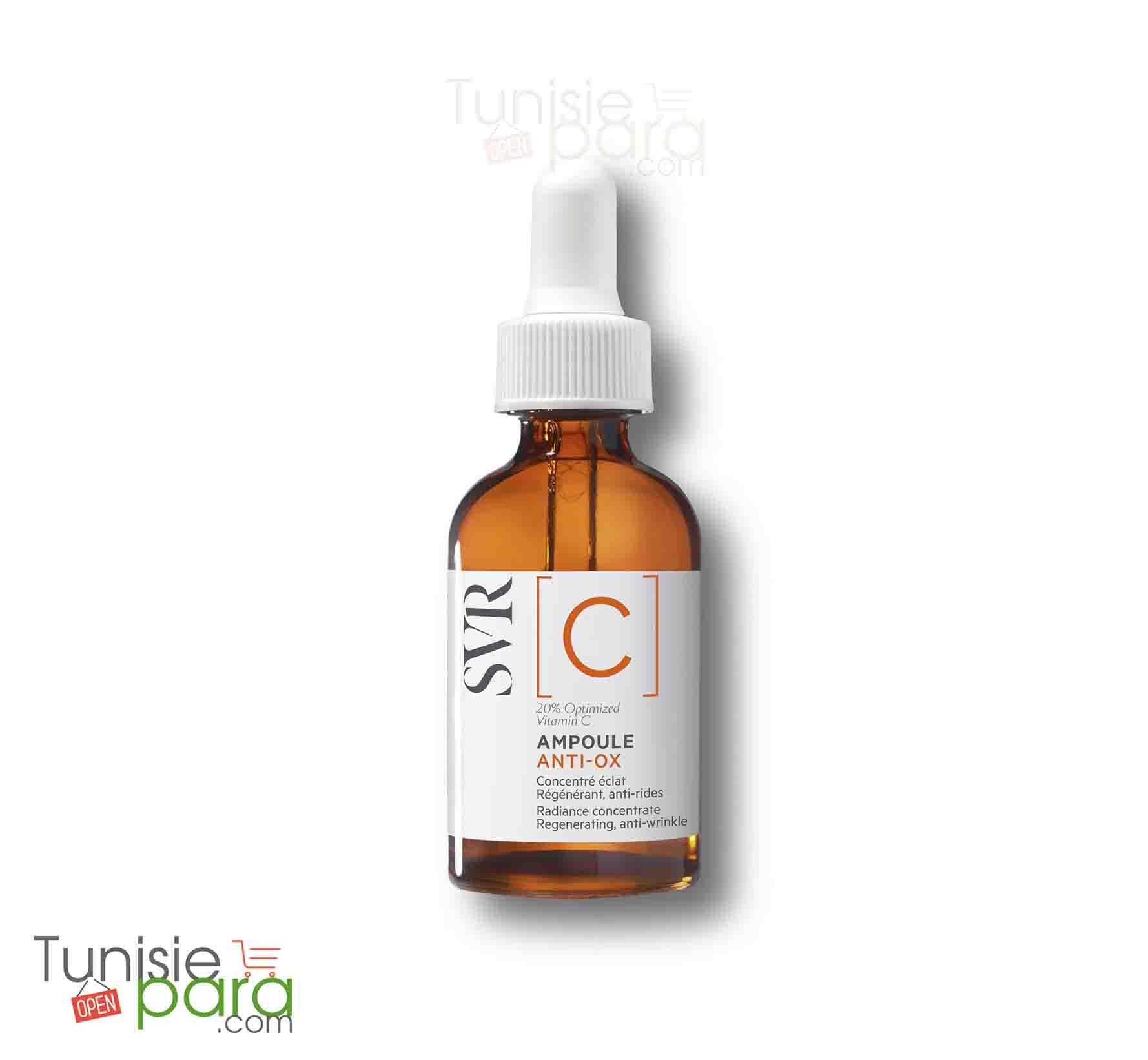 SVR Ampoule C Anti-Ox Concentré éclat Régénérant anti-rides 30 ml
