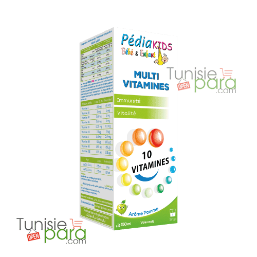 Pediakids Multivitaminés Pomme 150 ml