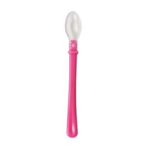 baby pur cuillere souple rose