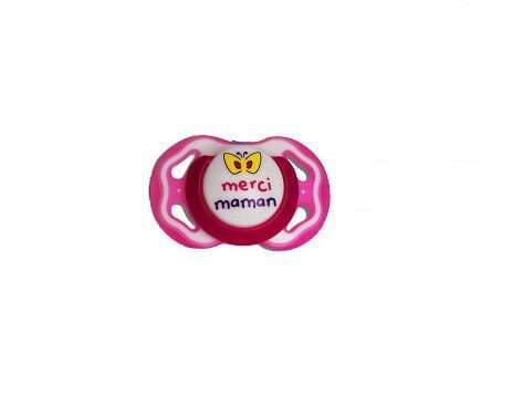 baby pur sucette sporty 0-6 M rose